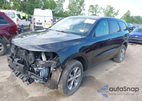 2017 Dodge Durango Gt Awd from USA, damaged, VIN 1C4RDJDG9HC806499